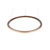 Trio lights Amador pendant light LED brown, 1-light source