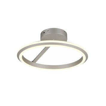 Trio lights Amador ceiling light LED matt nickel, 1-light source