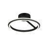 Trio lights Amador ceiling light LED black, 1-light source