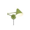 Trio lights Cosima wall light green, 1-light source