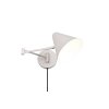 Trio lights Cosima wall light grey, 1-light source