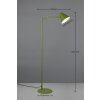 Trio lights Cosima floor lamp green, 1-light source