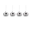 Trio lights Dios pendant light LED matt nickel, 4-light sources
