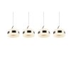 Trio lights Dios pendant light LED matt nickel, 4-light sources