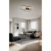 Trio lights Drake ceiling light LED black, 1-light source, Remote control