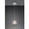 Trio lights Flynt pendant light LED chrome, 1-light source