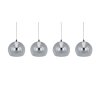 Trio lights Flynt pendant light LED chrome, 4-light sources