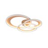 Trio lights Granada ceiling light LED brown, 1-light source