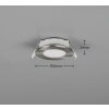 Trio lights Himal recessed light LED matt nickel, 1-light source
