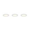 Trio lights Himal recessed light LED white, 3-light sources