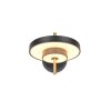 Trio lights KEATON wall light LED black-gold, 1-light source
