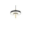 Trio lights KEATON pendant light LED black-gold, 1-light source