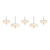Trio lights KEATON pendant light LED grey, 1-light source