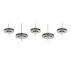 Trio lights KEATON pendant light LED black-gold, 1-light source