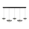 Trio lights KEATON pendant light LED black-gold, 1-light source