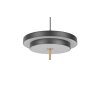 Trio lights KEATON pendant light LED black-gold, 1-light source