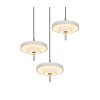 Trio lights KEATON pendant light LED grey, 3-light sources