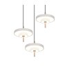 Trio lights KEATON pendant light LED grey, 3-light sources