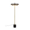 Trio lights KEATON floor lamp LED black-gold, 1-light source