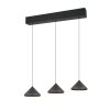 Trio lights Laguna pendant light LED black, 3-light sources