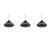 Trio lights Laguna pendant light LED black, 3-light sources