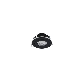 Trio lights Lamont recessed light LED black, 1-light source