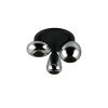 Trio lights Lumina ceiling light black, 3-light sources