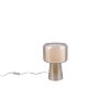 Trio lights Rocka table lamp brown, gold, 1-light source
