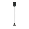 Trio lights Romeo pendant light LED black, 1-light source