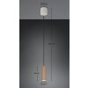 Trio lights Soka pendant light brown, 1-light source