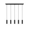 Trio lights Soka pendant light black, 5-light sources