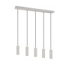 Trio lights Soka pendant light grey, 5-light sources