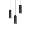 Trio lights Soka pendant light black, 3-light sources