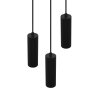 Trio lights Soka pendant light black, 3-light sources