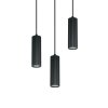 Trio lights Soka pendant light black, 3-light sources