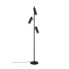 Trio lights Soka floor lamp black, 3-light sources