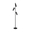 Trio lights Soka floor lamp black, 3-light sources