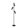 Trio lights Soka floor lamp black, 3-light sources