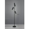Trio lights Soka floor lamp black, 3-light sources