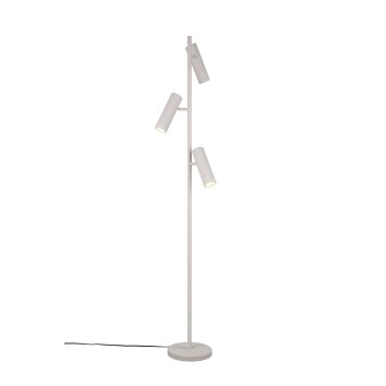 Trio lights Soka floor lamp grey, 3-light sources