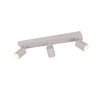 Trio lights Soka ceiling spotlight grey, 3-light sources