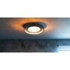 Trio lights Solea ceiling light LED black, 1-light source