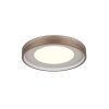 Trio lights Solea ceiling light LED brown, 1-light source