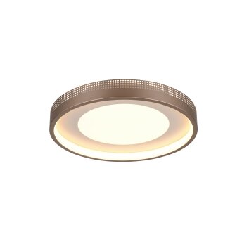 Trio lights Solea ceiling light LED brown, 1-light source