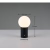 Trio lights Tauris table lamp LED black, 1-light source