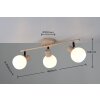 Reality lights Boba ceiling spotlight beige, 3-light sources