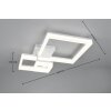 Reality lights Camino ceiling light LED white, 1-light source
