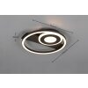 Reality lights Horus ceiling light LED black, 1-light source