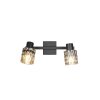 Reality lights Jack ceiling spotlight black, 2-light sources