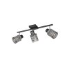 Reality lights Jack ceiling spotlight black, 3-light sources
